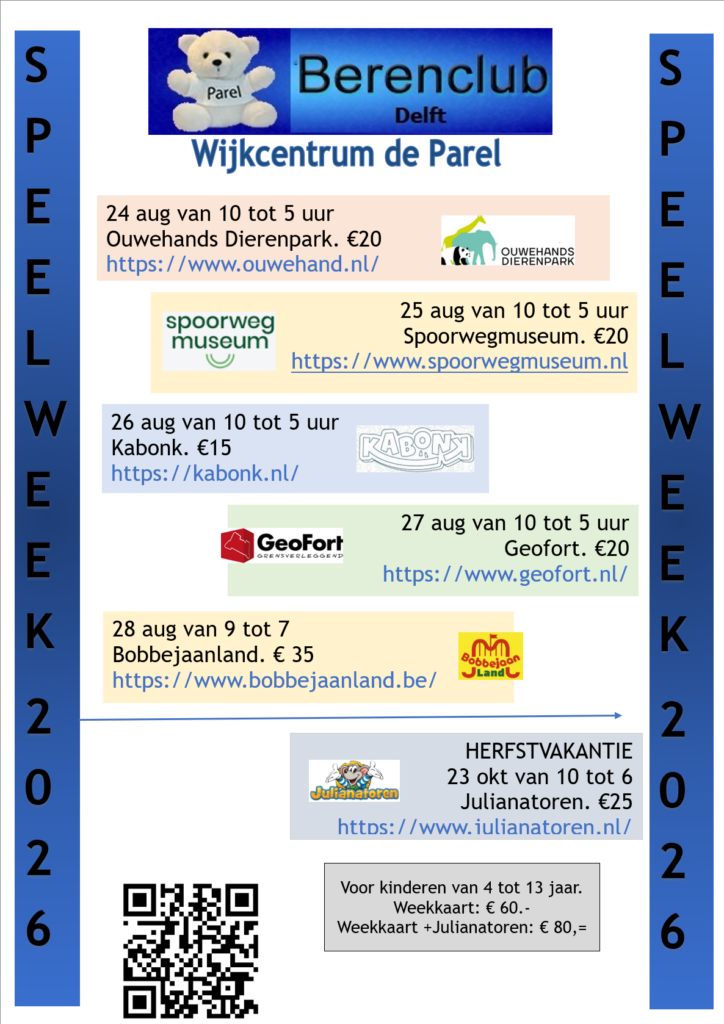 Speelweek 2026 poster